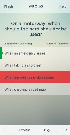 Coach Question Incorrectly Answered